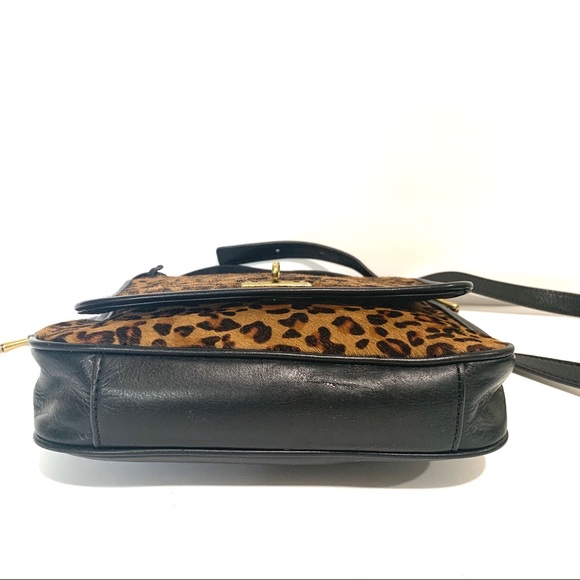 NWD Fossil Memoir Calf Hair Small Cheetah Flap Bag - Picture 5 of 10